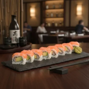 Salmon Crab W/ Avocado Rolls