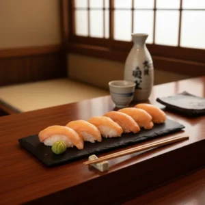 Smoked Salmon Sushi
