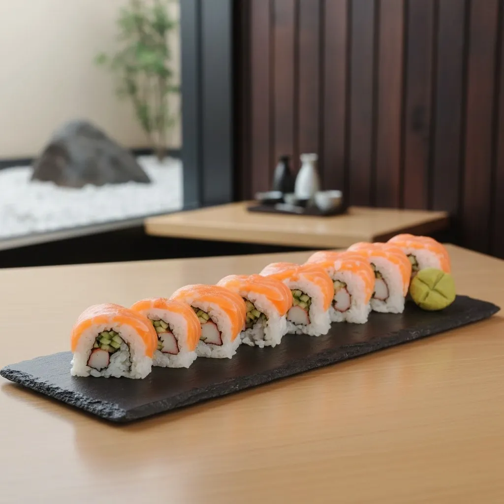 Salmon Crab Roll
