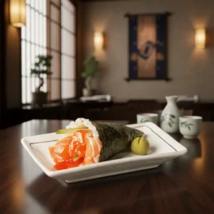Spicy Salmon Temaki
