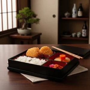 Cream Korroke Bento (3-Pieces)