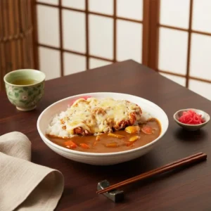 Cheese Katsu Curry Rice Beef
