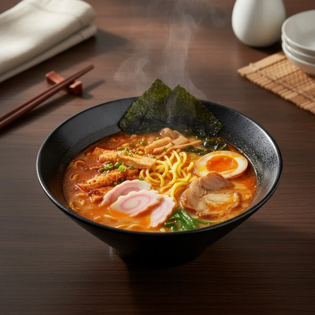 Spicy Tofu Miso Ramen
