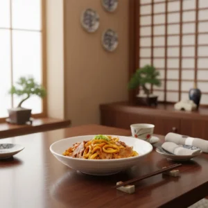 Beef Kimchi Yaki Udon