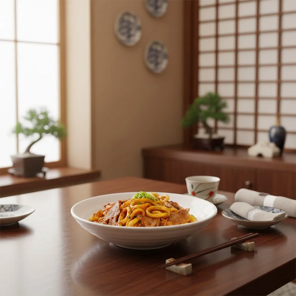 Beef Kimchi Yaki Udon