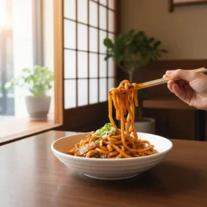 Chicken Kimchi Yaki Udon